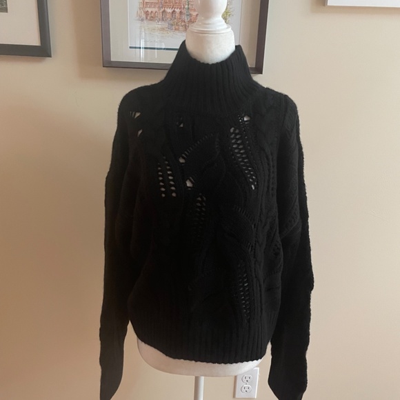 SYLVIE MOCK NECK CASHMERE SWEATER FROM NAKEDCASHMERE - Picture 7 of 13